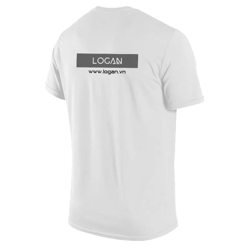In logo áo đồng phục ở giữa lưng