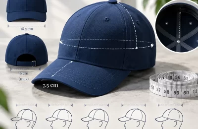 kích thước và cách đo size mũ lưỡi trai